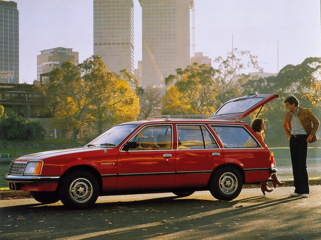 The VB Holden Commodore wagon. The VB Holden Commodore wagon.